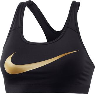 Nike Pro Classic Sport-BH Damen black-black-metallic gold