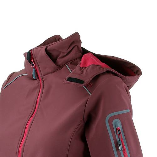 CMP Damen Softshelljacke Woman Jacket Zip Hood 39A5096CF CMP Damen Softshelljacke Woman Jacket Zip Hood 39A5096CF