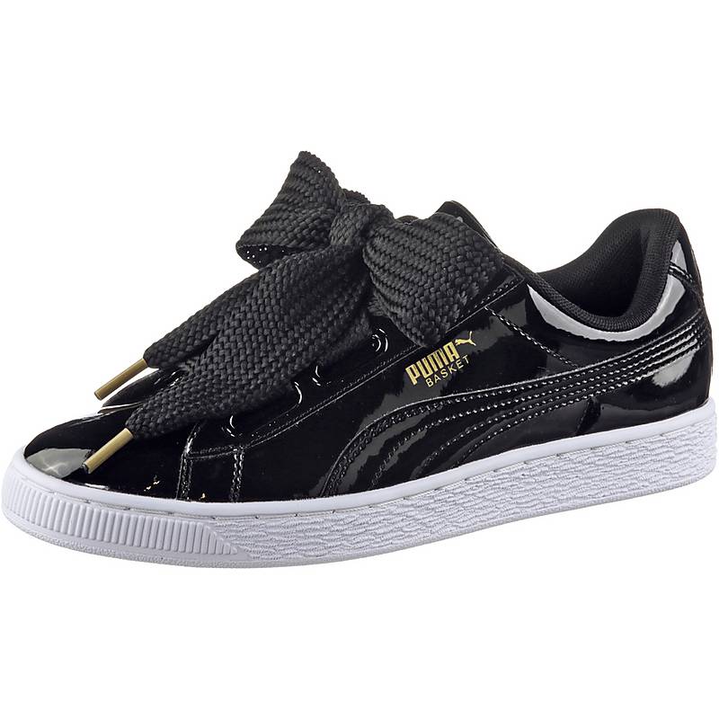 puma basket heart patent schwarz puma basket heart patent schwarz