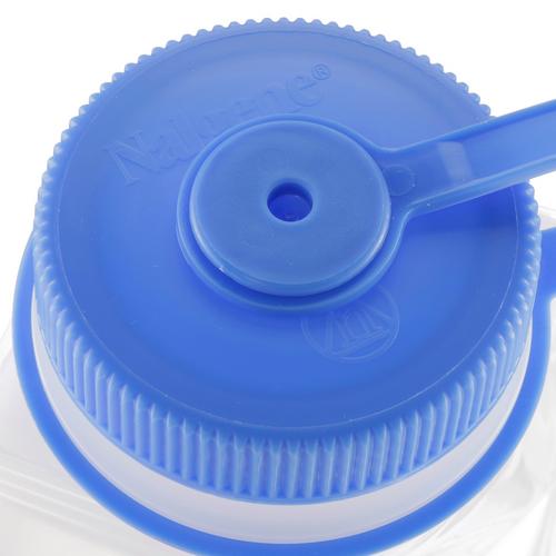 Rückansicht von Nalgene Trinkflasche transparent