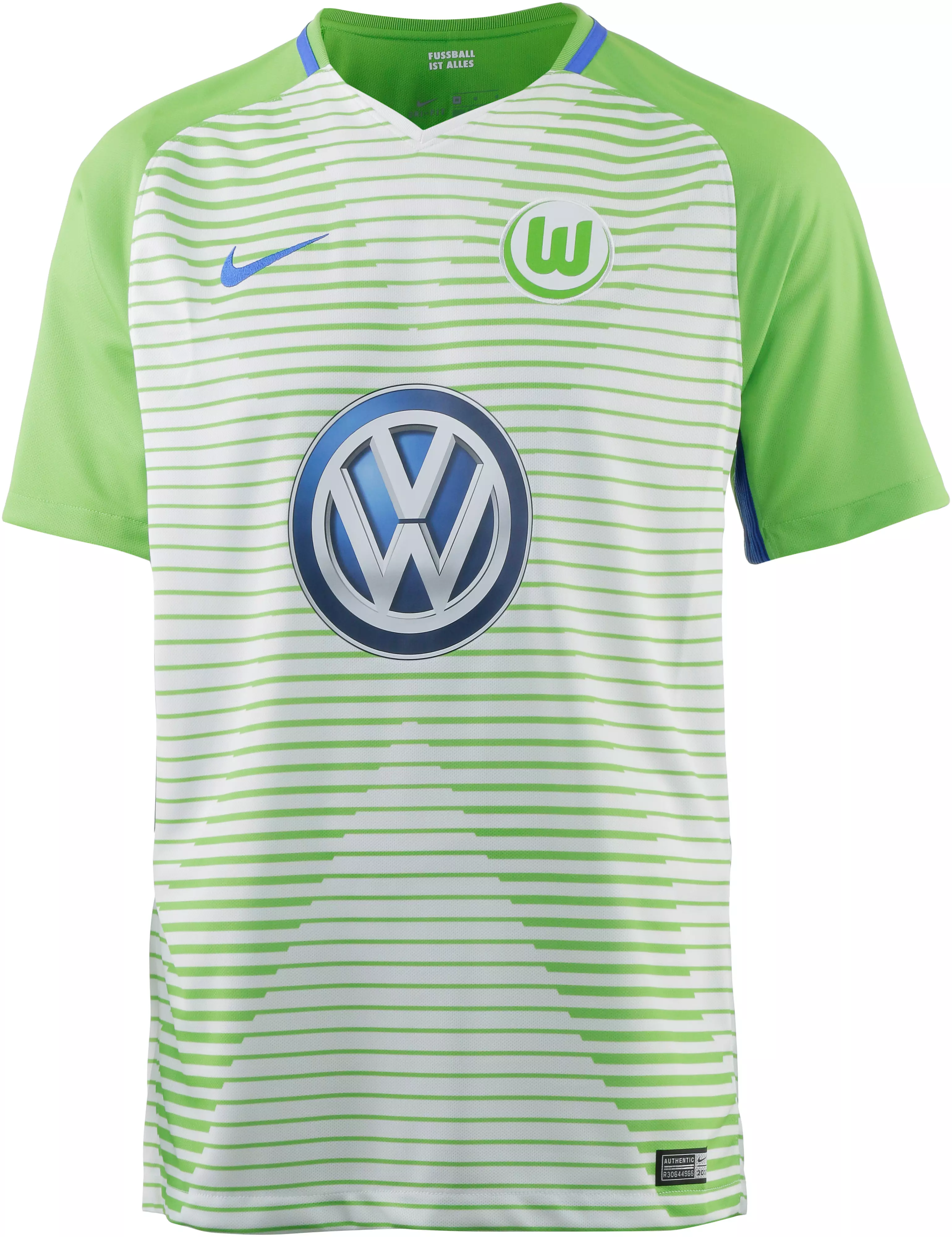 Nike Vfl Wolfsburg 17 18 Heim Trikot Herren White Hyper Cobalt Im Online Shop Von Sportscheck Kaufen