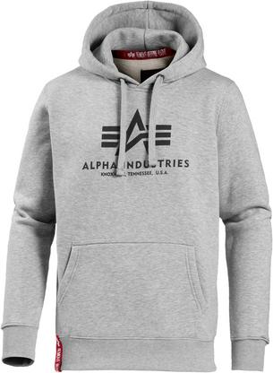 Alpha Industries Hoodie Herren grey heather