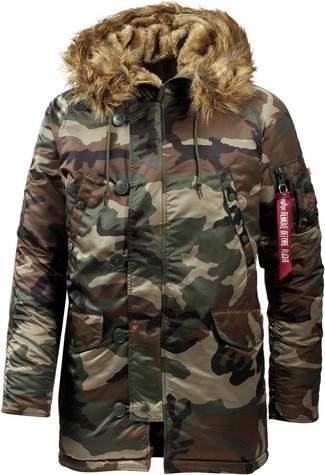 Alpha Industries N3B VF 59 Parka Herren woodland camo