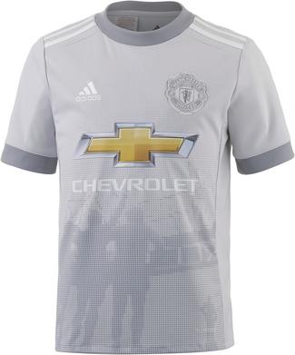 adidas Manchester United 17/18 CL Fu&szlig;balltrikot Kinder lgh solid grey