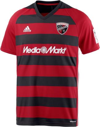 adidas FC Ingolstadt 04 17/18 Heim Fu&szlig;balltrikot Herren rot-schwarz