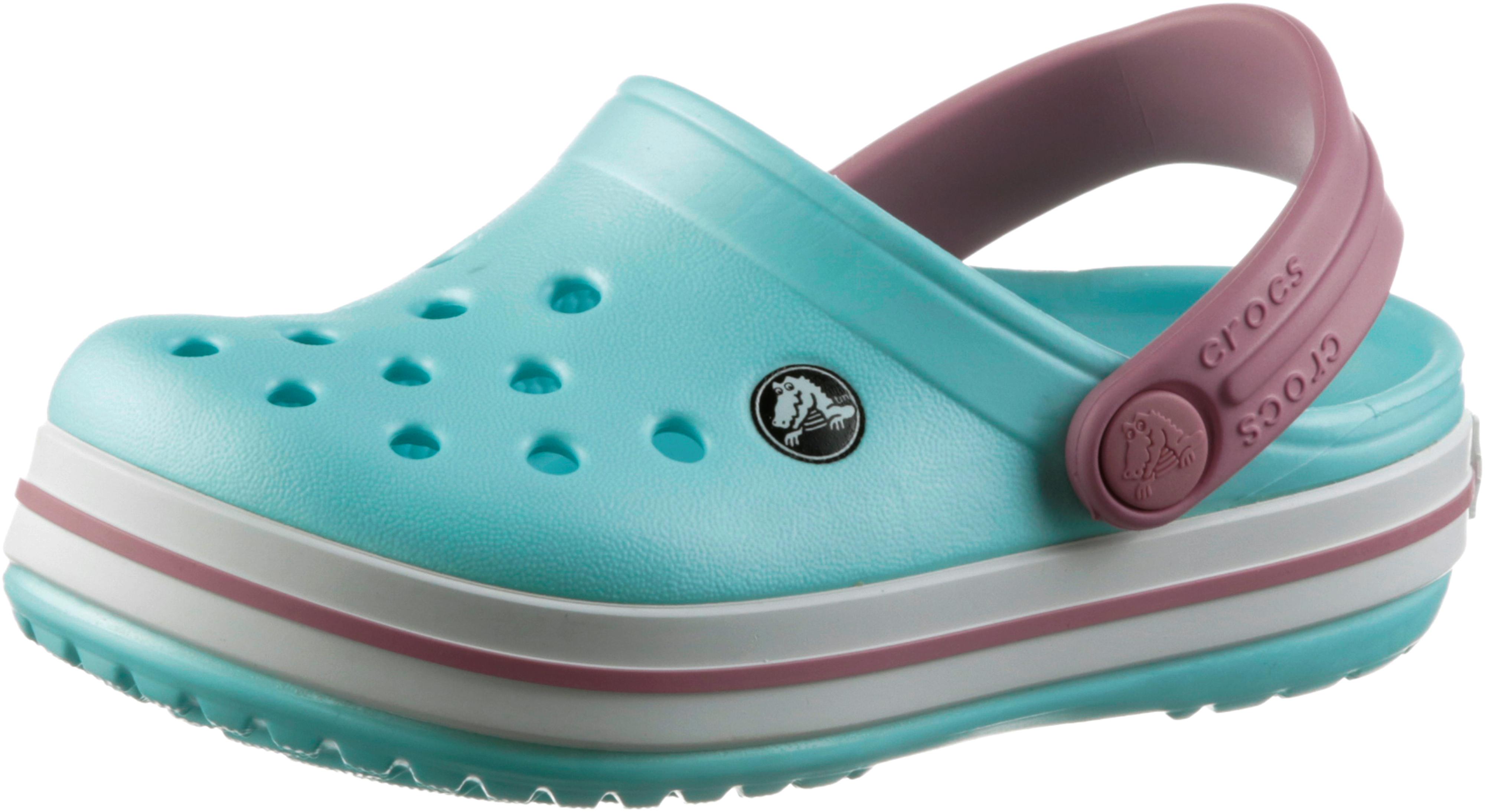 ice blue crocs with fur
