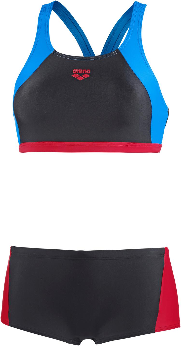 Arena Arena Rem Bikini Set Damen - black/red/pix blue - 0 | SportScheck