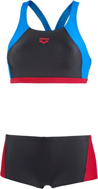 Arena Rem Bikini Set Damen black/red/pix blue