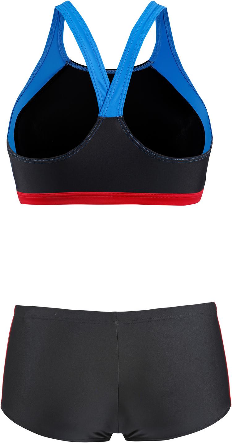 Arena Arena Rem Bikini Set Damen - black/red/pix blue - 0 | SportScheck