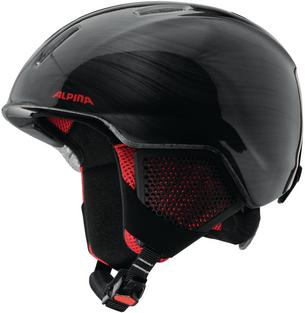 ALPINA CARAT LX Skihelm Kinder black-lumberjack