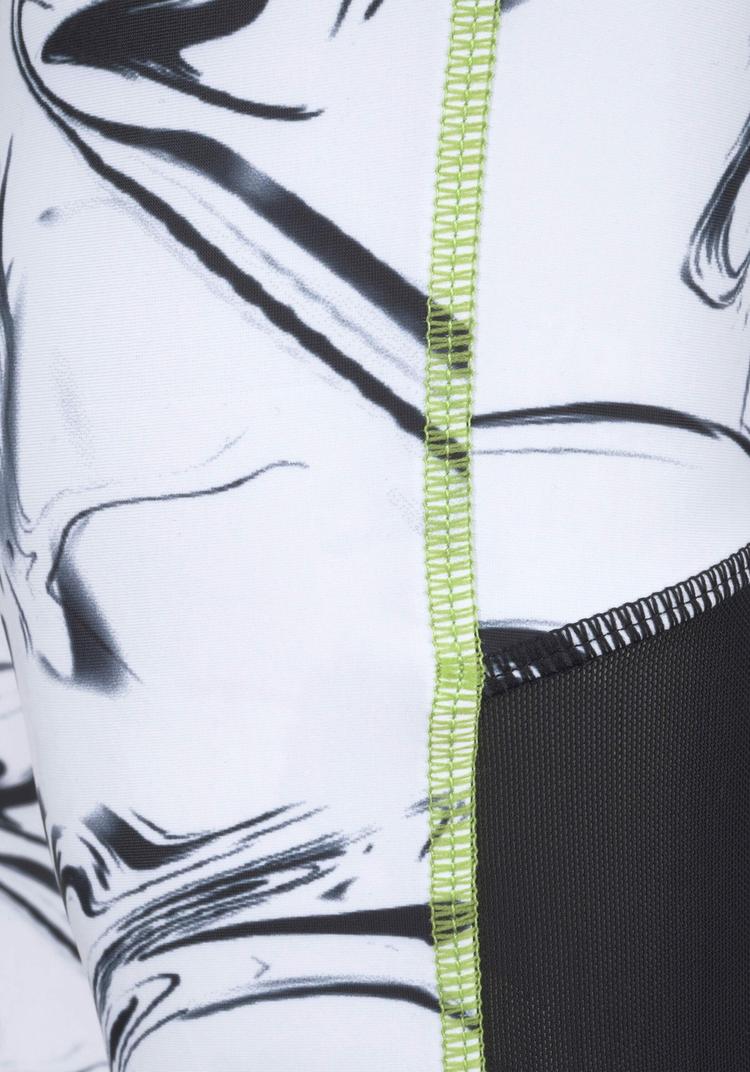 LASCANA Active LASCANA Active Caprileggings Tights Damen - wei&szlig;-marmoriert-schwarz - 4 | SportScheck