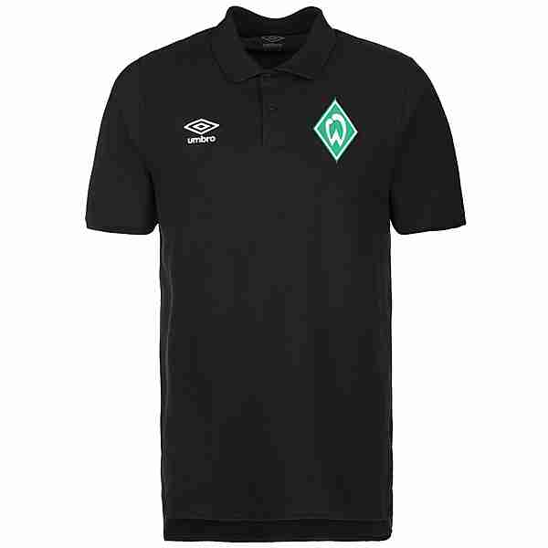 UMBRO SV Werder Bremen Travel Poloshirt Herren schwarz