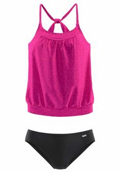 VENICE BEACH Tankini Bikini Set Damen pink-hummer