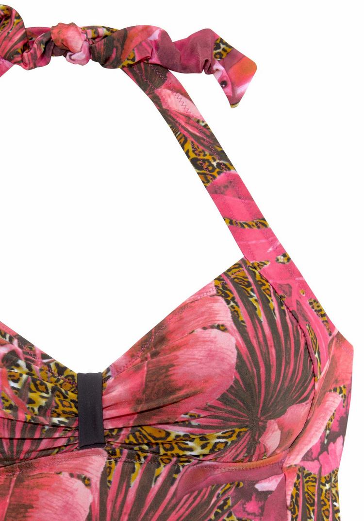 Lascana Lascana Tankini Bikini Set Damen - pink-bedruckt - 0 | SportScheck