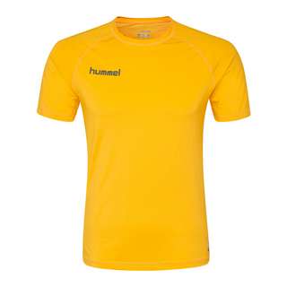 hummel HML FIRST PERFORMANCE JERSEY S/S T-Shirt Herren SPORTS YELLOW