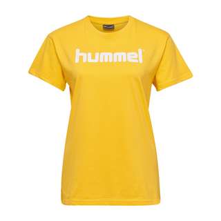 hummel HMLGO COTTON LOGO T-SHIRT WOMAN S/S T-Shirt Damen SPORTS YELLOW