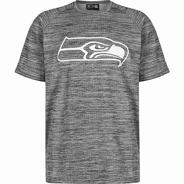 New Era NFL Engineered Raglan Seattle Seahawks T-Shirt Herren grau/meliert