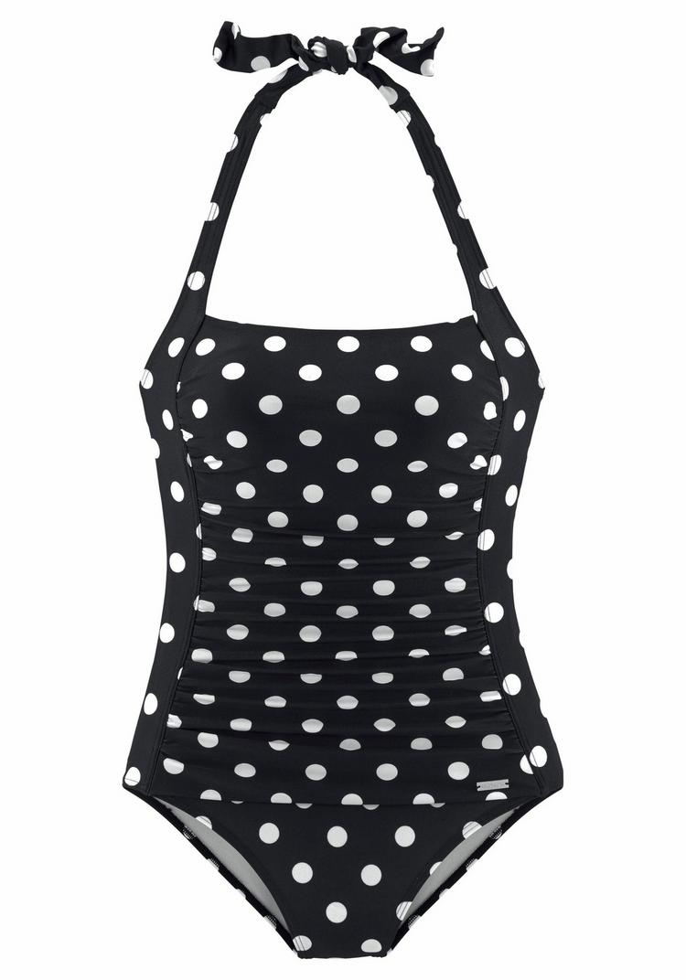 Lascana Lascana Badeanzug Badeanzug Damen - schwarz-wei&szlig; - 0 | SportScheck