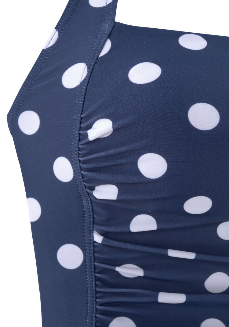 Lascana Lascana Badeanzug Badeanzug Damen - rauchblau-wei&szlig; - 0 | SportScheck