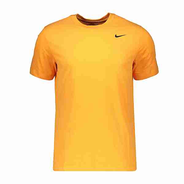 Nike Crew Solid T-Shirt Training Funktionsshirt Herren orangeschwarz