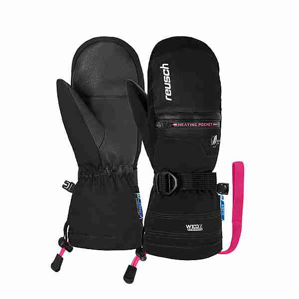 Reusch Luis R-TEX® XT Junior Mitten Outdoorhandschuhe black/pink glo