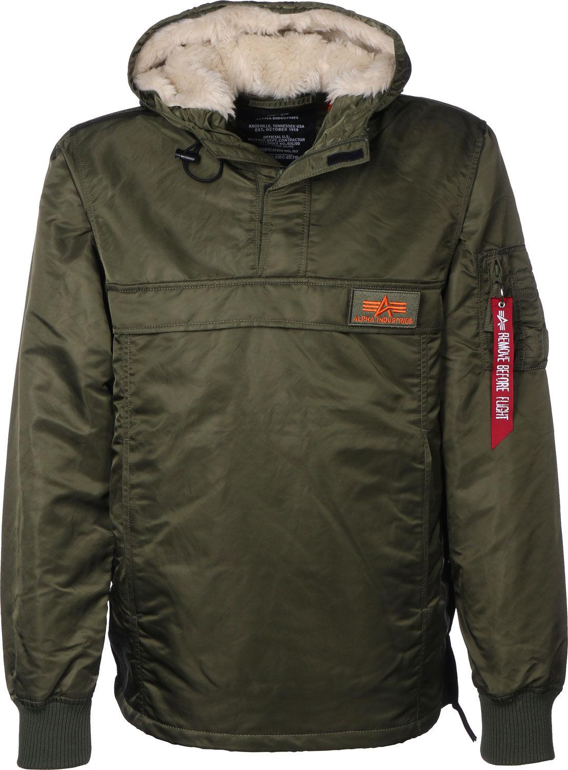 Alpha Industries HPO Anorak Winterjacke Herren grün