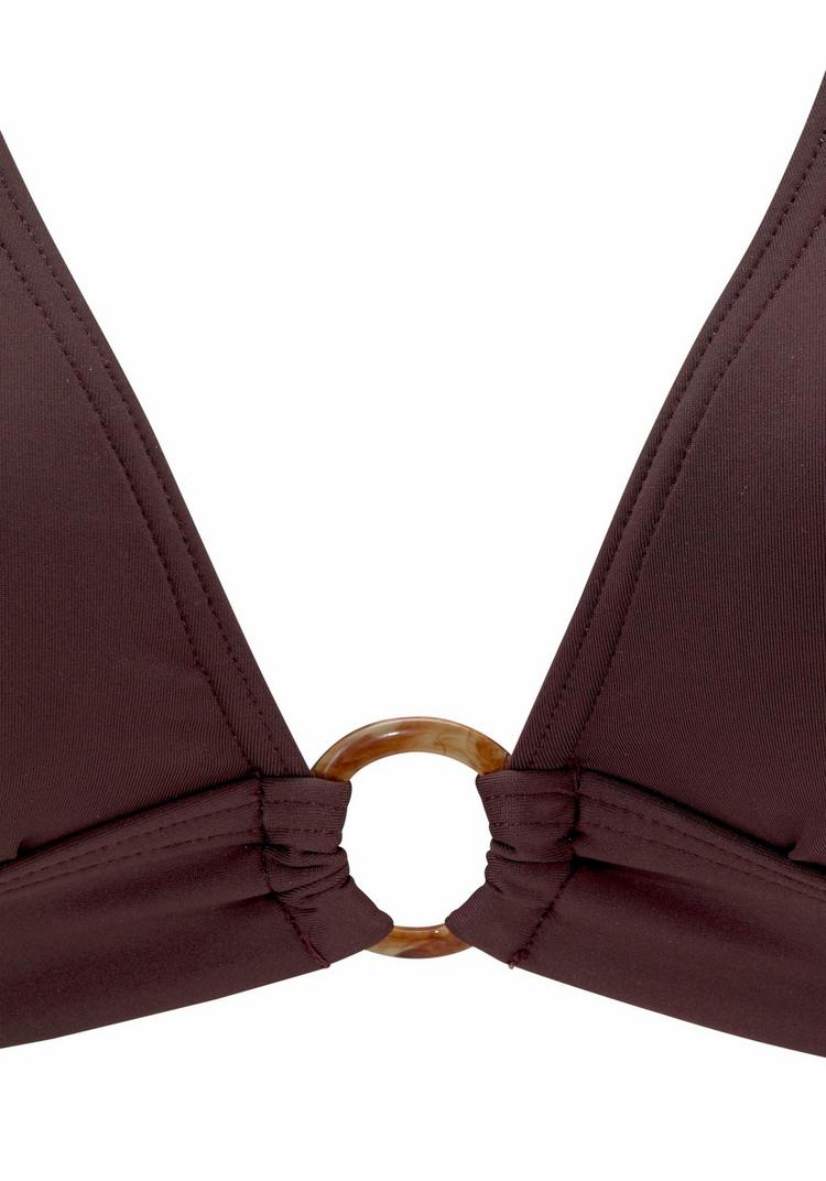 S.OLIVER S.OLIVER Triangel-Bikini-Top Bikini Oberteil Damen - braun - 1 | SportScheck