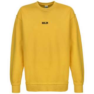 Bolzr Oversized Sweatshirt Herren gelb / schwarz