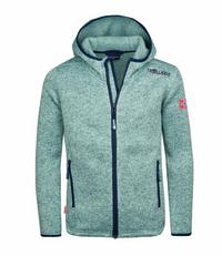 Trollkids Jondalen XT Fleecejacke M&auml;dchen - Gletschergr&uuml;n/Marineblau