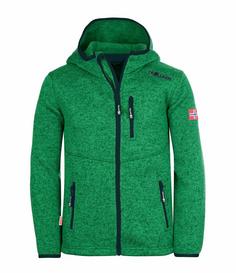 Trollkids Jondalen XT Fleecejacke Kinder Pfeffergr&uuml;n/Marineblau