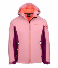 Trollkids Kristiansand Softshelljacke Kinder Orchidee/Maulbeere