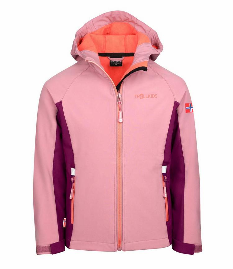 Trollkids Trollkids Kristiansand Softshelljacke Kinder - Orchidee/Maulbeere - 0 | SportScheck