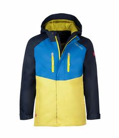 Trollkids Nusfjord Regenjacke Kinder Marineblau/Leuchtendes Blau
