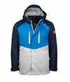Trollkids Nusfjord Regenjacke Kinder - Marineblau/Leuchtblau/Wolkengrau