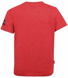 Rückansicht von Trollkids Trollfjord T-Shirt Kinder Rot