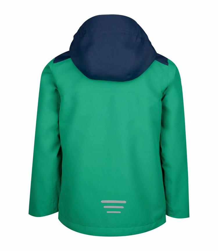 Trollkids Trollkids Bergen Regenjacke Kinder - Pfeffergr&uuml;n/Marineblau - 0 | SportScheck