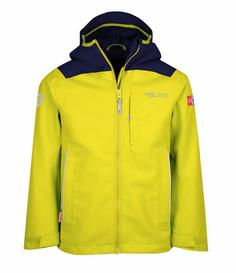 Trollkids Bergen Regenjacke Kinder Trübes Gelb/Marineblau