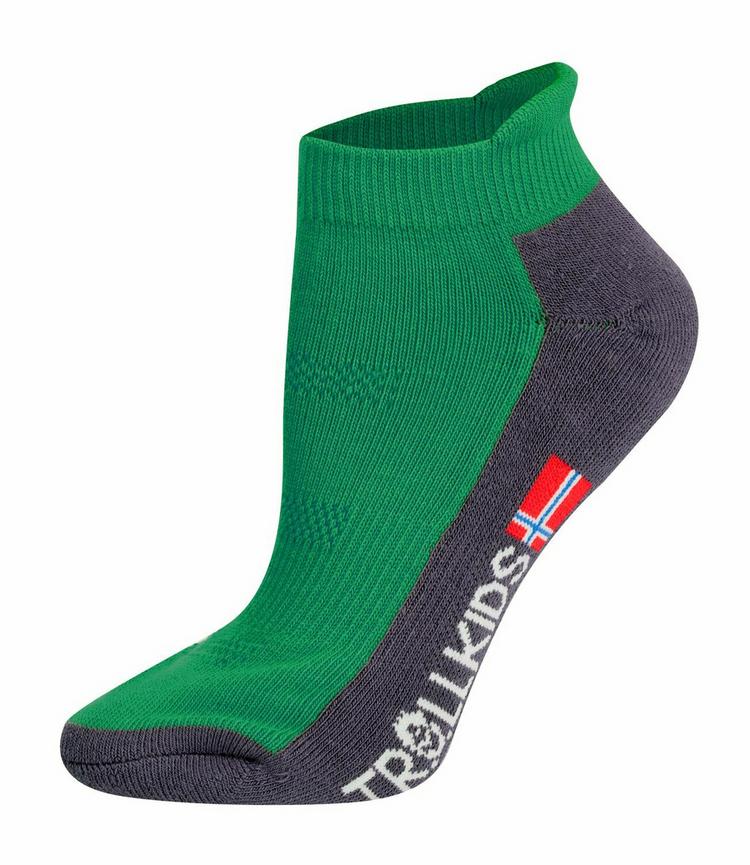 Trollkids Trollkids Hiking Low Cut Socken Kinder - Pfeffergr&uuml;n - 0 | SportScheck