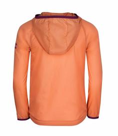 Rückansicht von Trollkids Fjell Funktionsjacke Pfirsich/Maulbeere