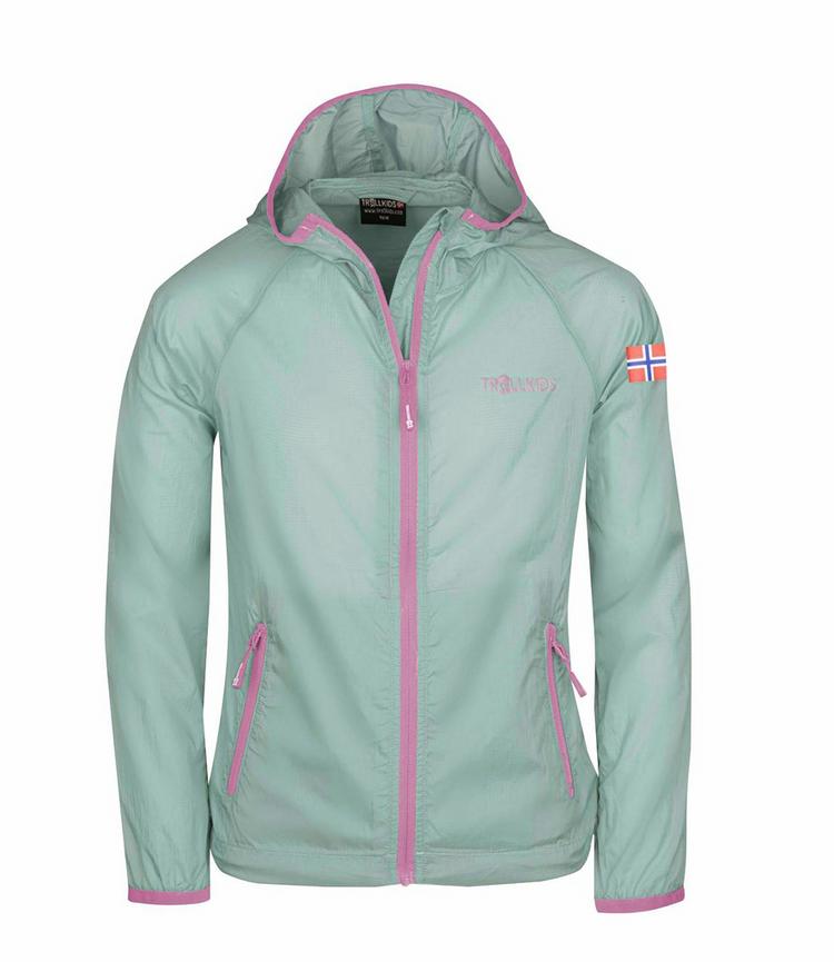 Trollkids Trollkids Fjell Funktionsjacke - Gletschergr&uuml;n/Orchidee - 0 | SportScheck