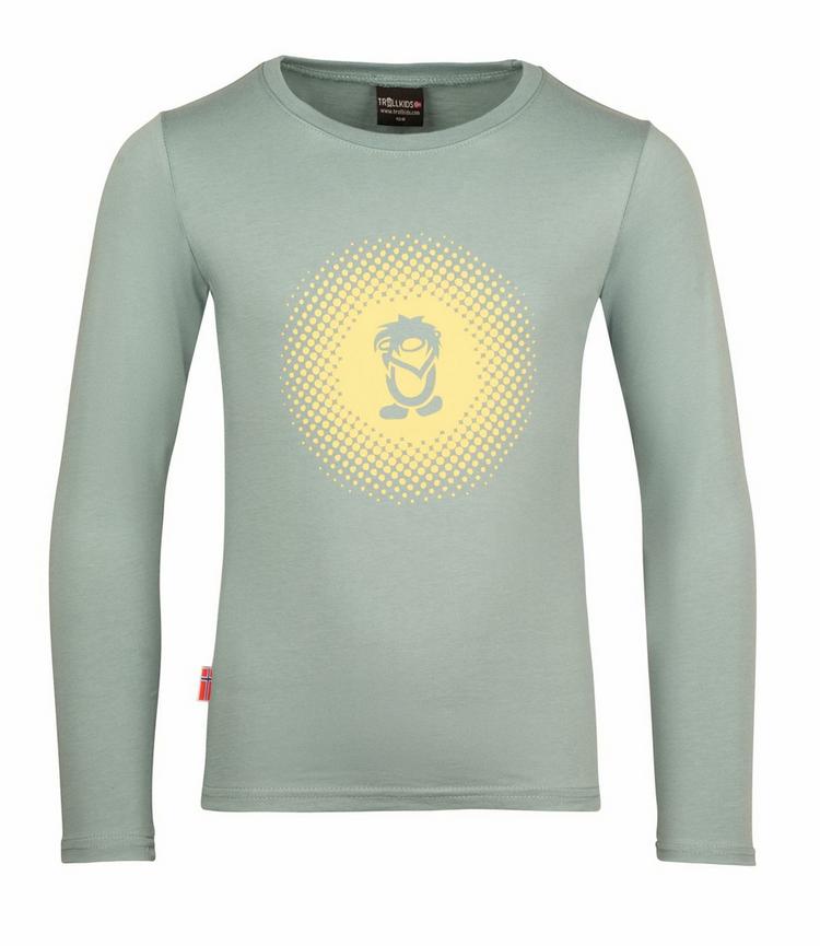 Trollkids Trollkids Pointillism Longshirt M&auml;dchen - Gletschergr&uuml;n/Limonade - 0 | SportScheck