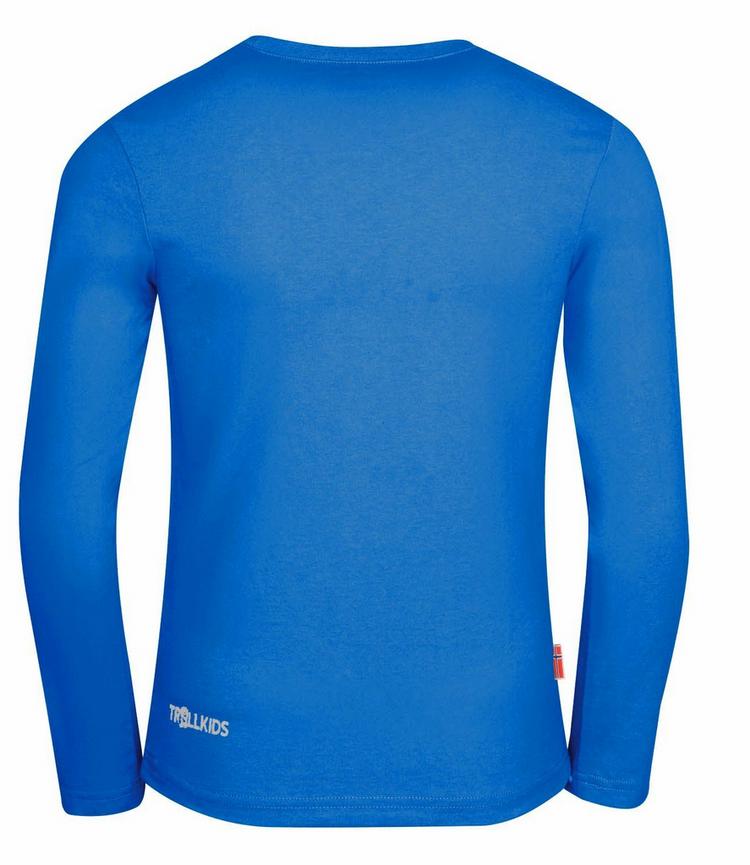 Trollkids Trollkids Troll Longshirt Kinder - Leuchtendes Blau/wolkig grau - 0 | SportScheck