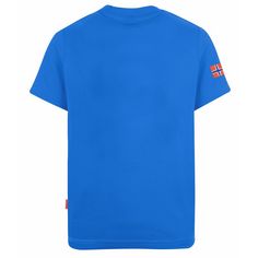 Rückansicht von Trollkids Pointillism T-Shirt Kinder Leuchtendes Blau/Marineblau