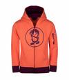 Trollkids Sortland Hoodie Kinder - Pfirsich/Maulbeere