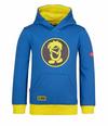 Trollkids Troll Hoodie Kinder - Leuchtendes Blau/Tr&uuml;bes Gelb