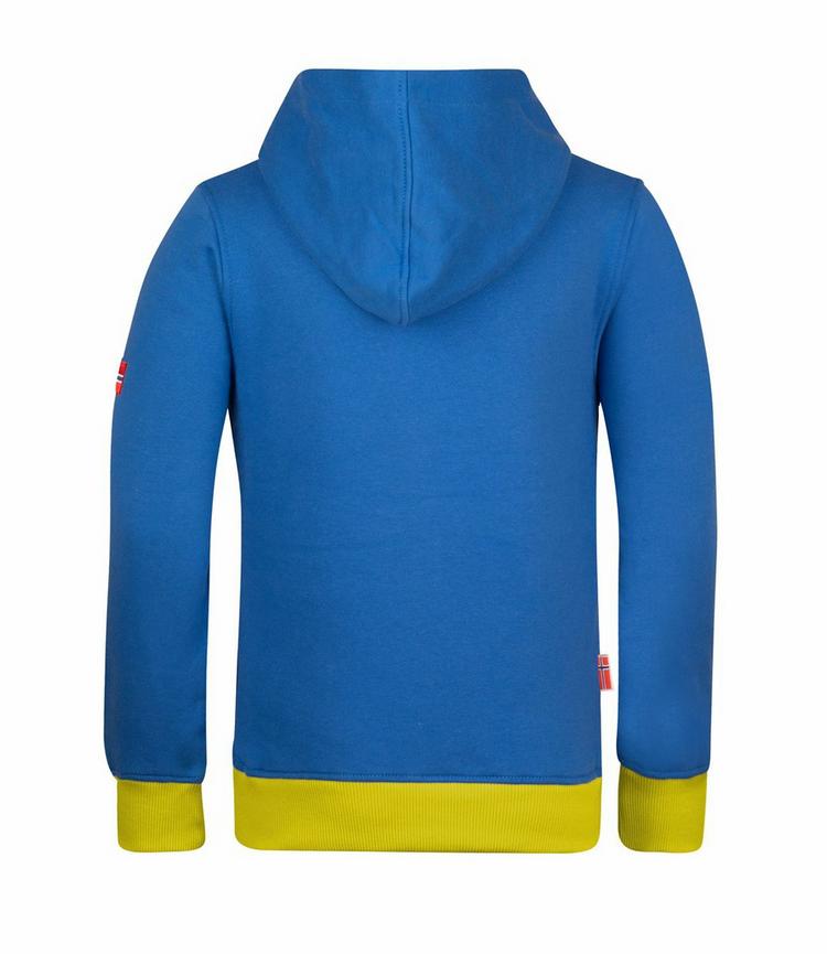 Trollkids Trollkids Troll Hoodie Kinder - Leuchtendes Blau/Tr&uuml;bes Gelb - 0 | SportScheck