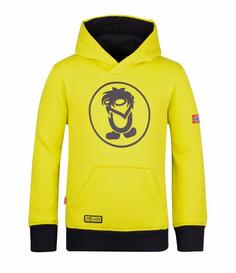 Trollkids Troll Hoodie Kinder Trübes Gelb/Marineblau