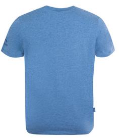 Rückansicht von Westfjord Hekla T T-Shirt Herren Mittelblau