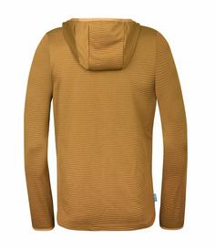 Rückansicht von Westfjord Skardsvik Fleecejacke Herren Bronze/Weiß