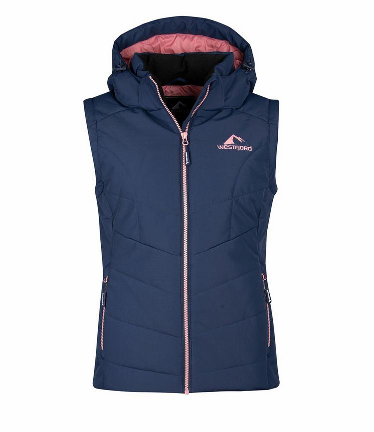 Westfjord Westfjord Krafla XT Outdoorweste Damen - Marineblau/Rot - 0 | SportScheck